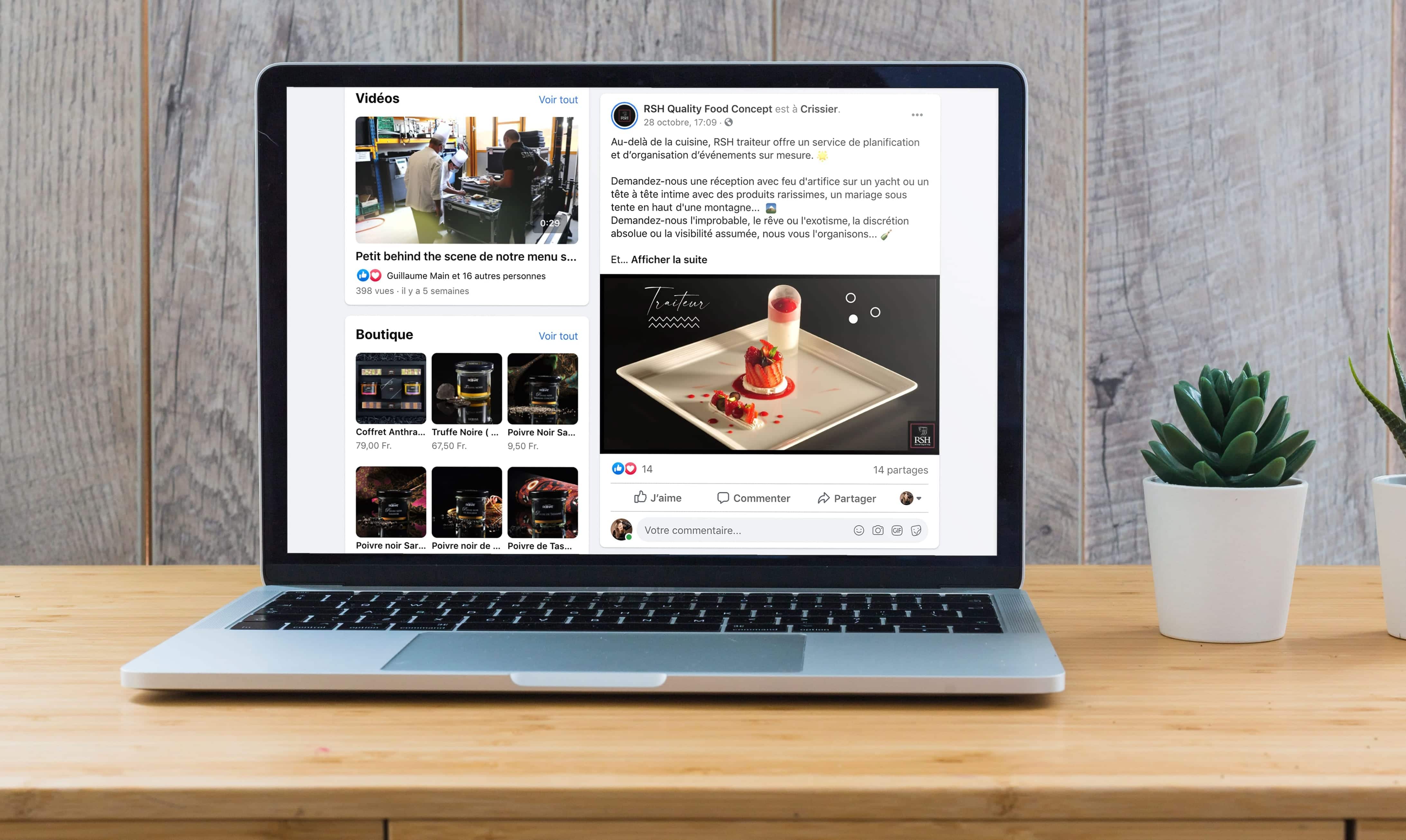 gestion des réseaux sociaux Facebook