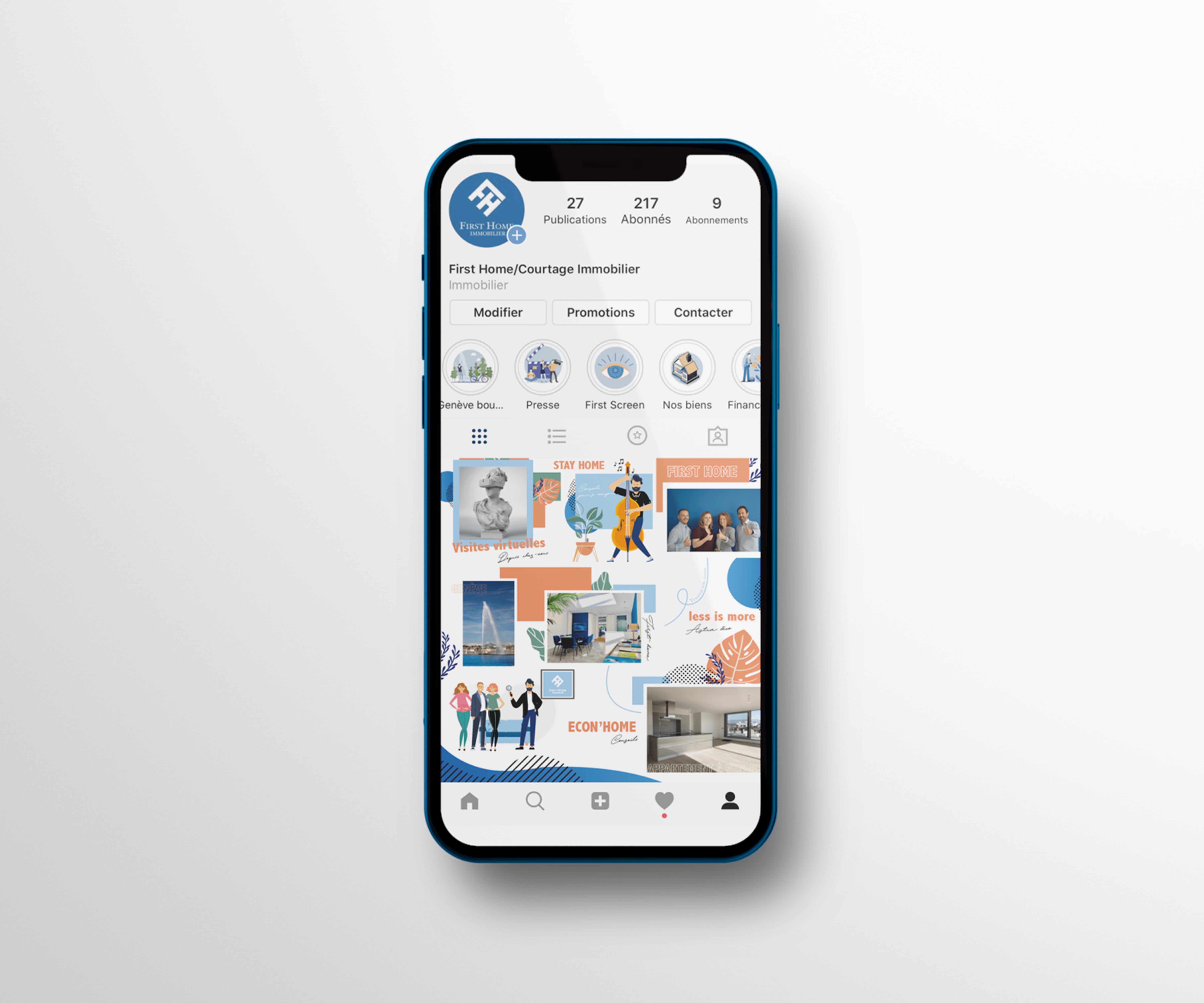 firsthome gestion reseaux sociaux