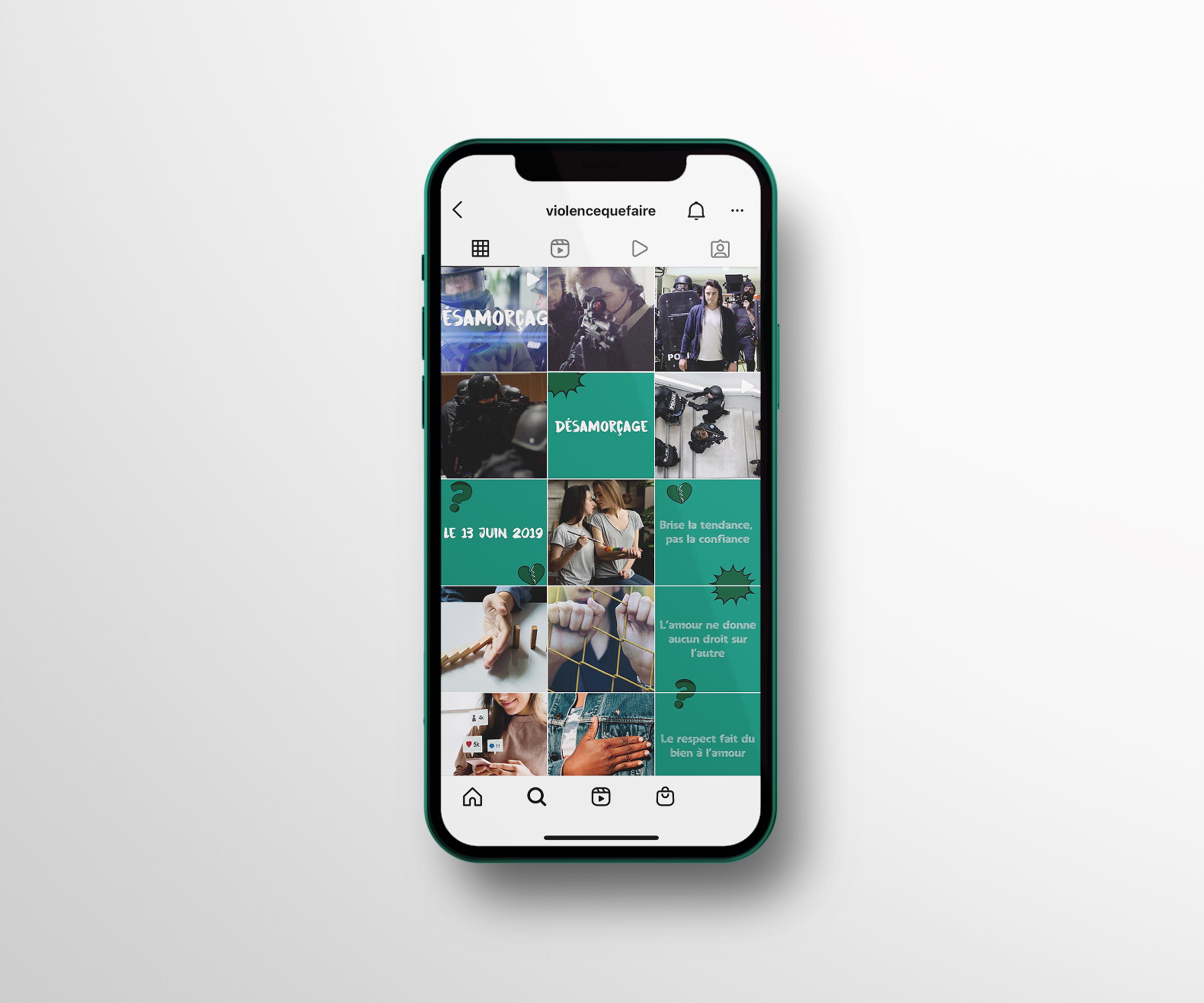 violence que faire instagram